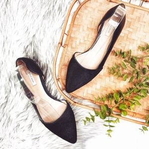 Cole Haan AMALIA calf hair pointed D’Orsay flats